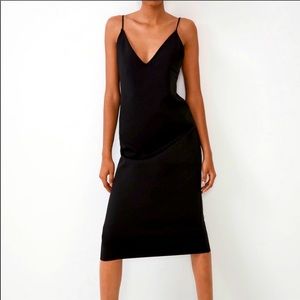 Zara Black Slip Dress